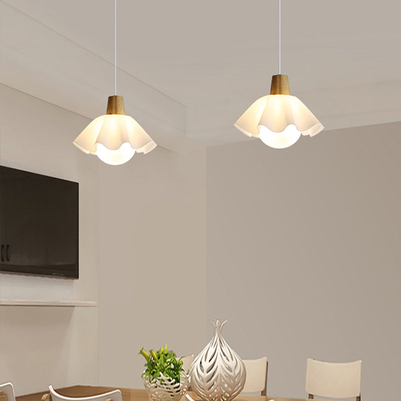 Nordic Wooden Pendant Lamp – Minimalist & Refined