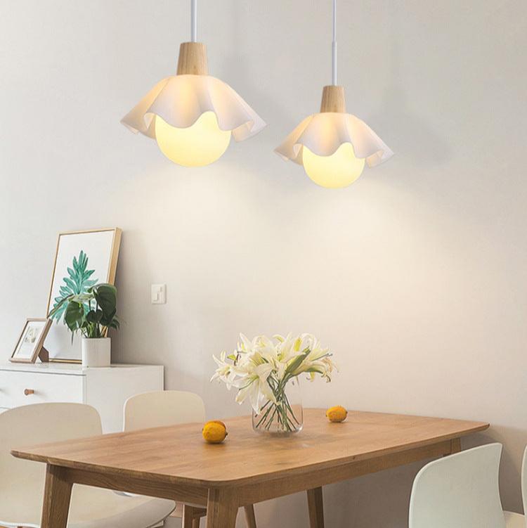 Nordic Wooden Pendant Lamp – Minimalist & Refined