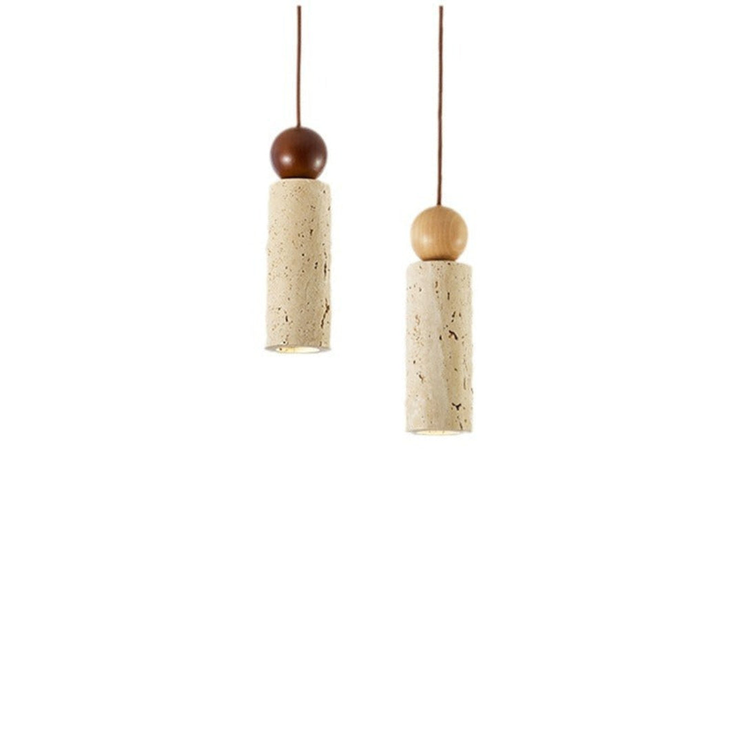 Modern Travertine Pendant Light in Japanese Style – Elegance and Tranquillity
