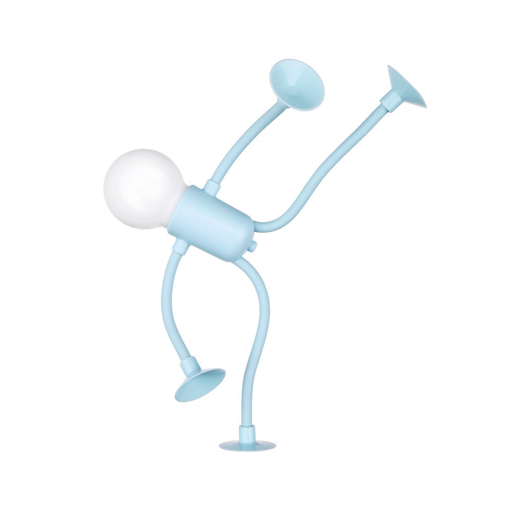 Flexible Desk Lamp with Suction Cup – Playful and Adjustable Lighting for Home or Work