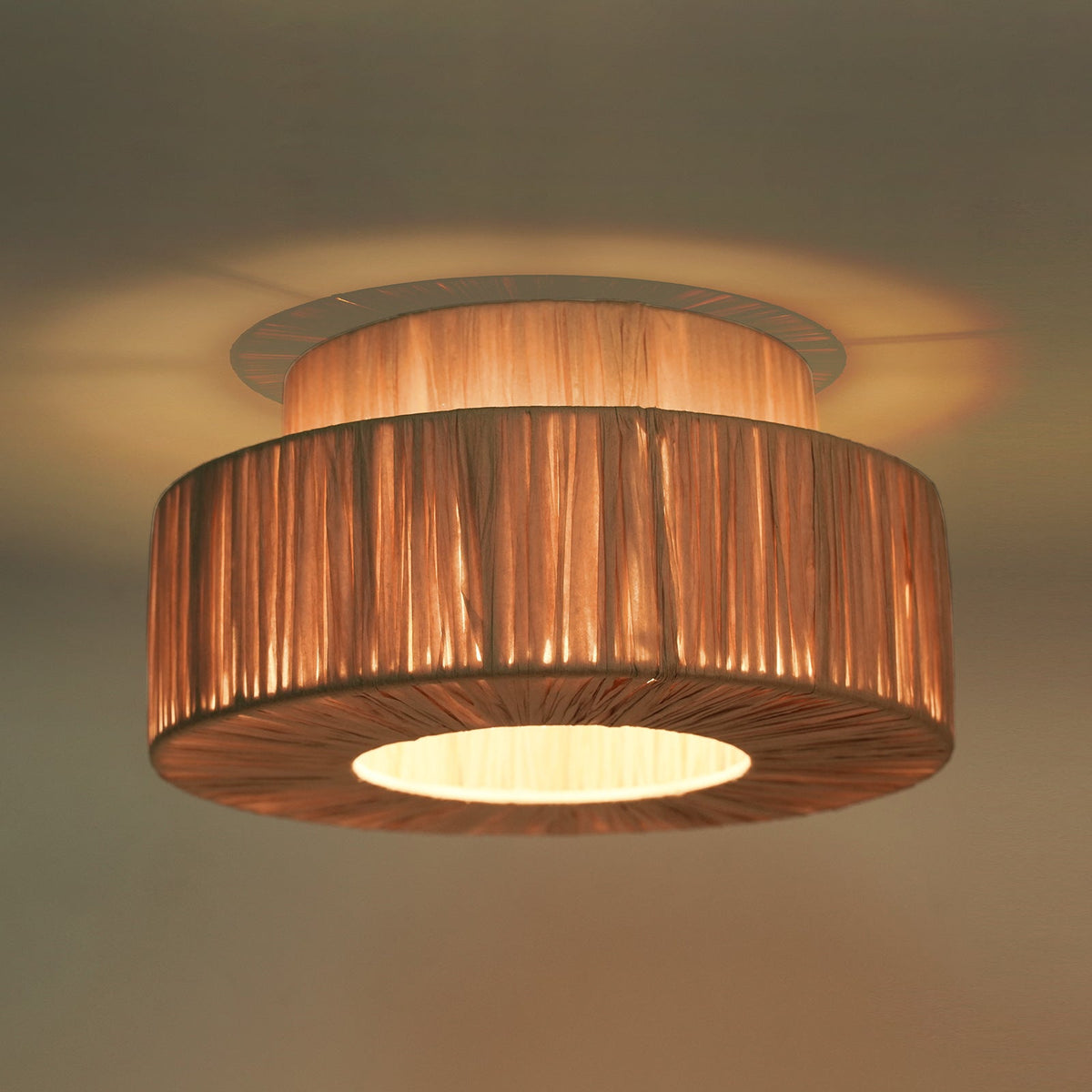 Modern Rattan Bohemian Ceiling Lamp