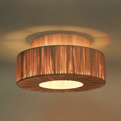 Modern Rattan Bohemian Ceiling Lamp
