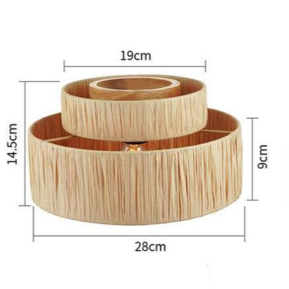 Modern Rattan Bohemian Ceiling Lamp