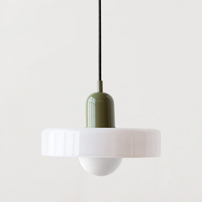 ColorLoop-Pendelleuchte – Künstlerische Hängelampe im Bauhaus-Stil mit warmem Licht