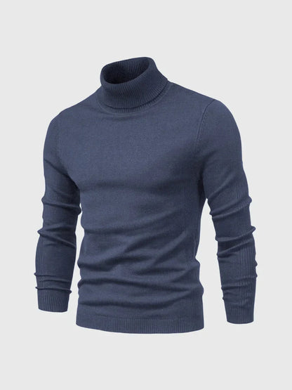 Men's Roll Neck Jumper – Warm and Stylish for Cold Days