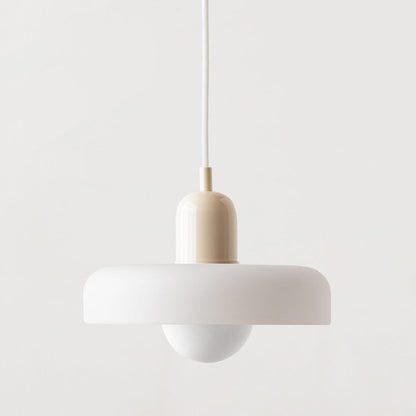 ColorLoop-Pendelleuchte – Künstlerische Hängelampe im Bauhaus-Stil mit warmem Licht