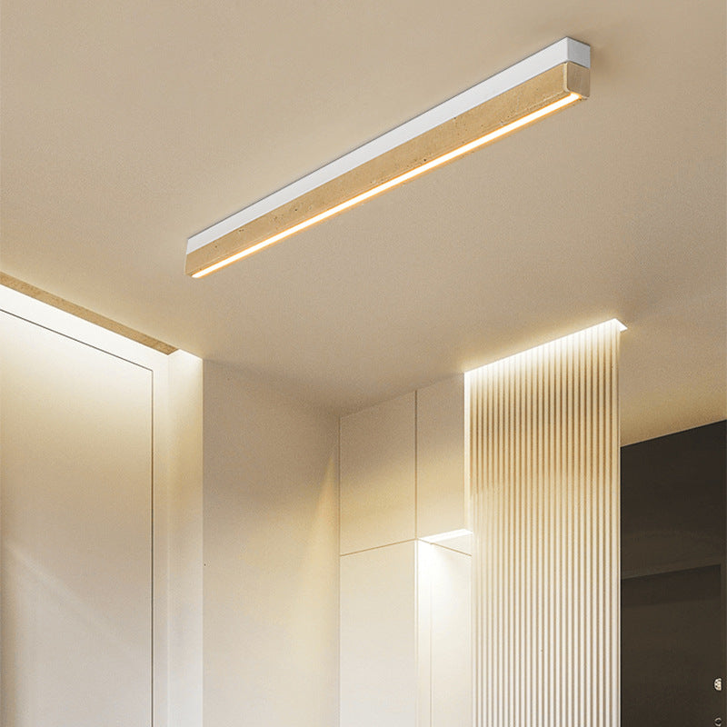 Modern Travertine Ceiling Lamp with LED