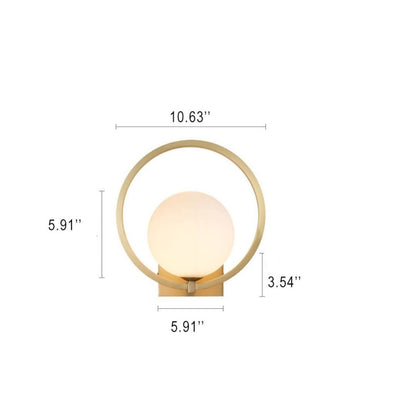 GlowSphere - Lámpara de pared moderna
