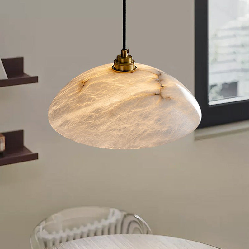 Luxe marmeren hanglamp Dôme