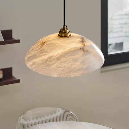 Luxe marmeren hanglamp Dôme