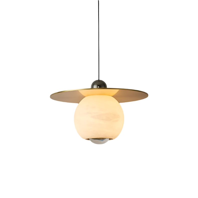 Alumiininen LED-riippuvalaisin marmorikuviolla