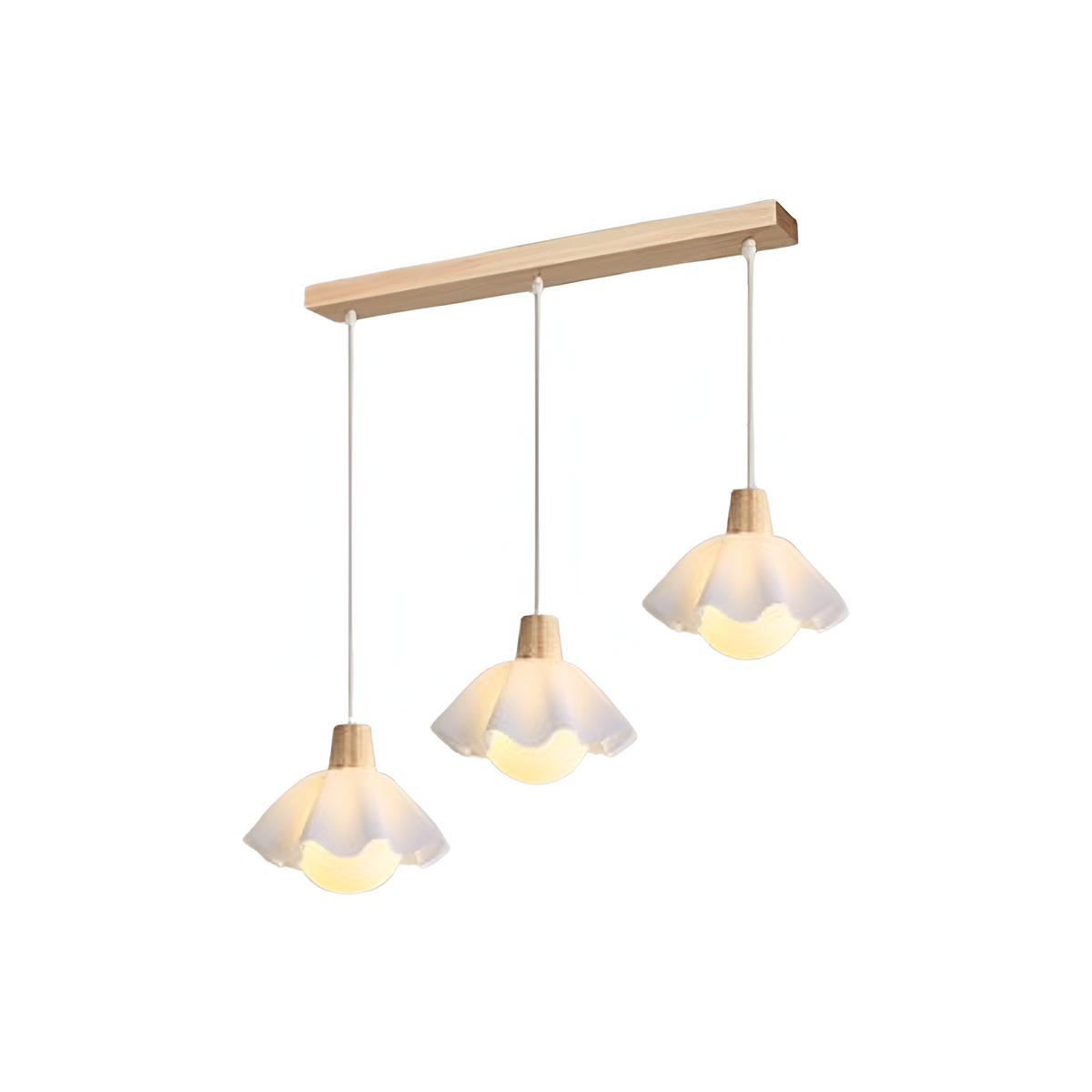 Nordic Wooden Pendant Lamp – Minimalist & Refined