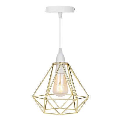 Nordic Diamond Metal Pendant Lamp - Modern & Elegant