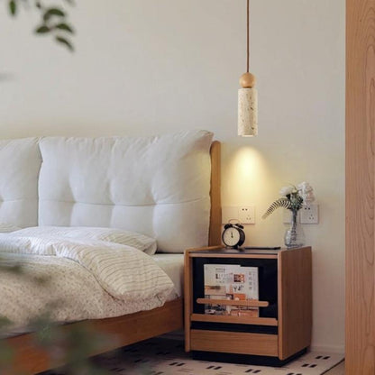 Modern Travertine Pendant Light in Japanese Style – Elegance and Tranquillity