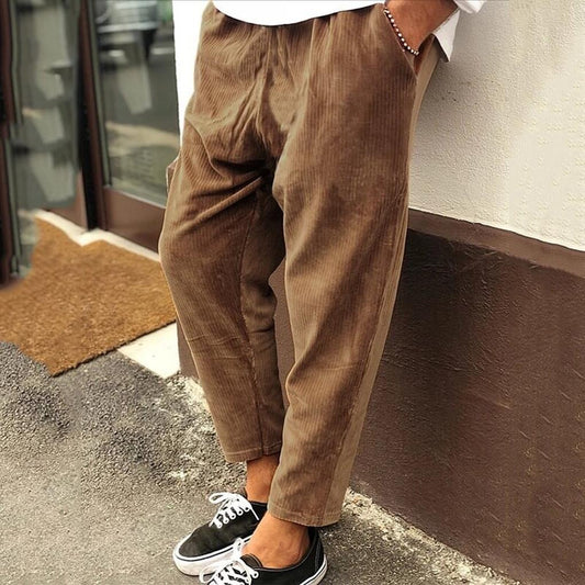 Мъжки панталони – ежедневен рипсен модел