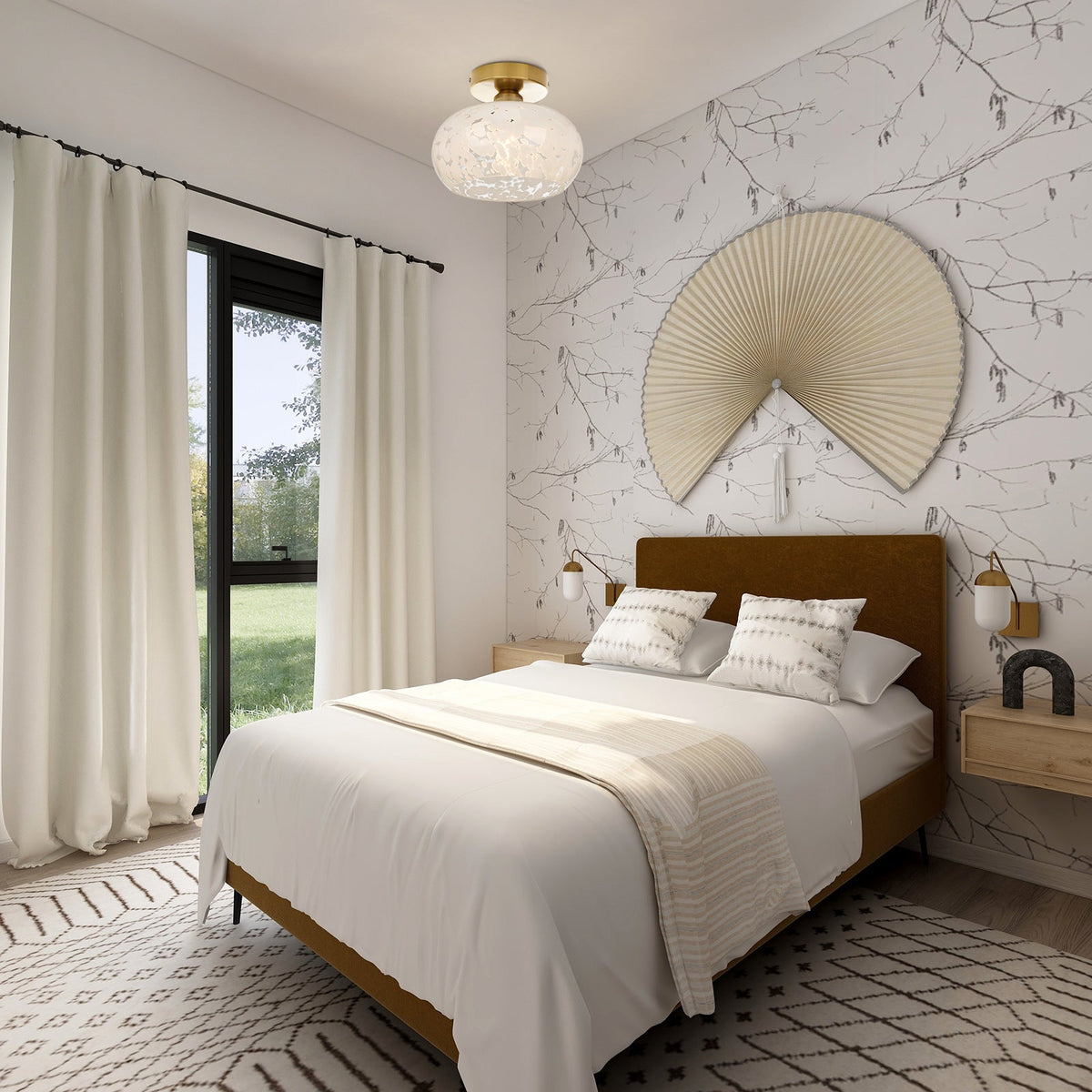 Nordic Cloud Glass Ceiling Light – Modern and Elegant