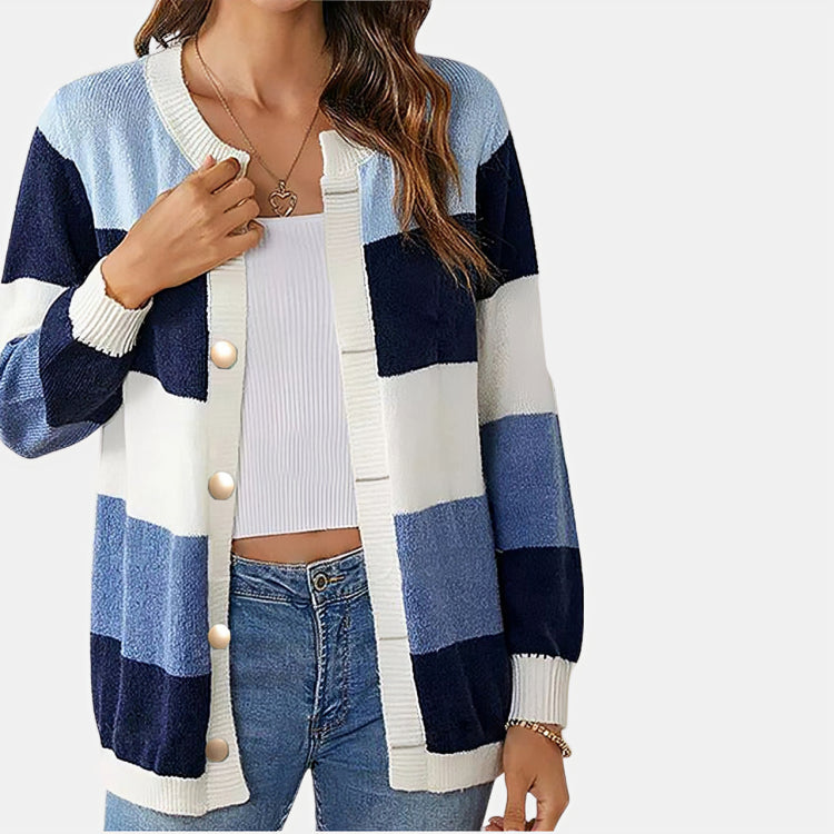 Light Striped Cardigan for Women - Daisy