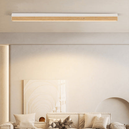 Modern Travertine Ceiling Lamp with LED