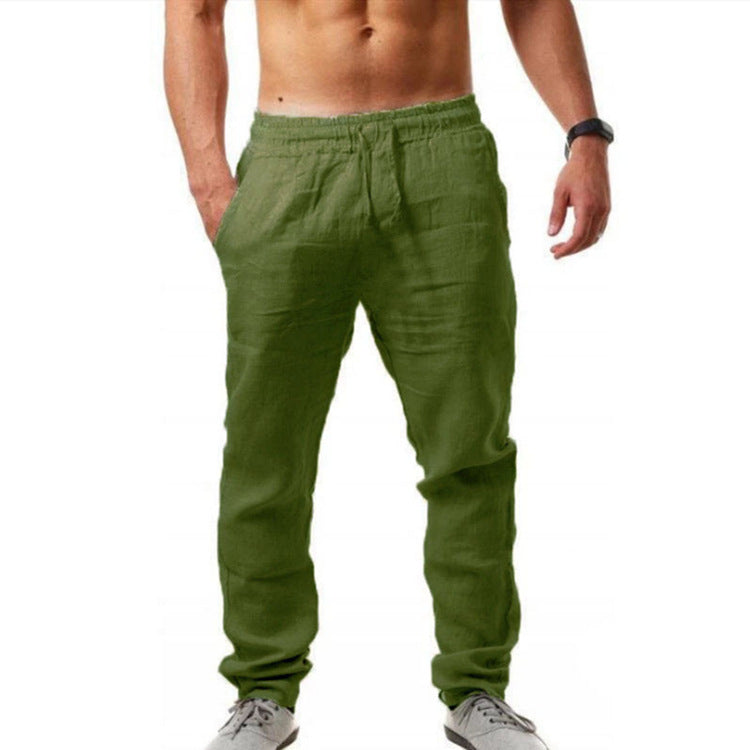 Eleganti pantaloni da uomo in lino - Matthijs