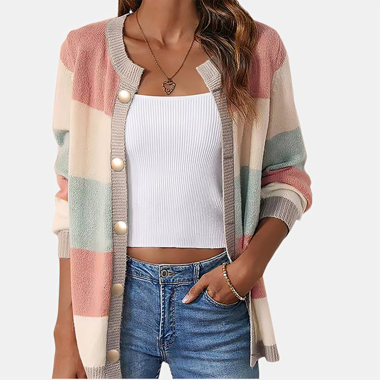 Light Striped Cardigan for Women - Daisy