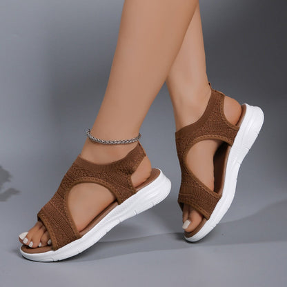 Orthopaedic Sport Sandals with Knitted Upper