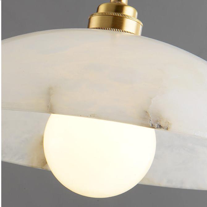 Luxe marmeren hanglamp Dôme