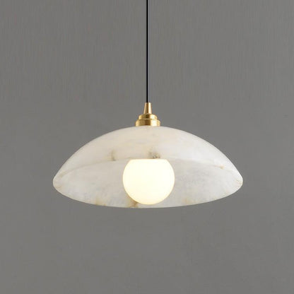 Luxe marmeren hanglamp Dôme