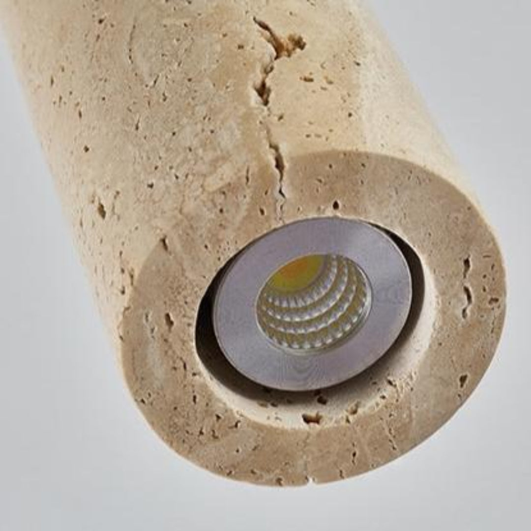 Modern Travertine Pendant Light in Japanese Style – Elegance and Tranquillity