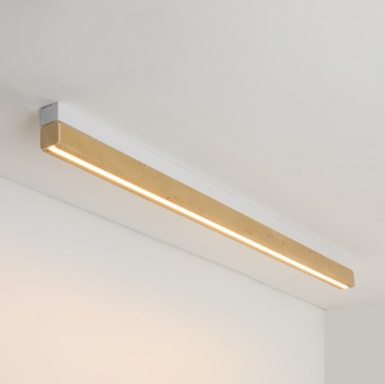 Modern Travertine Ceiling Lamp with LED