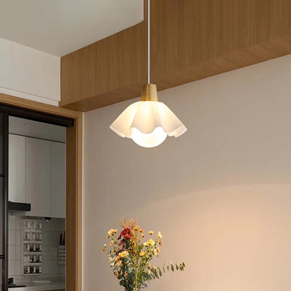 Nordic Wooden Pendant Lamp – Minimalist & Refined