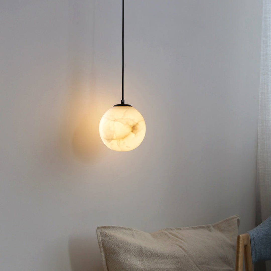 Luxe Alabaster Pendant Light - Elegance and Atmospheric Lighting
