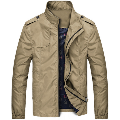 Chaqueta masculina con cremallera integral
