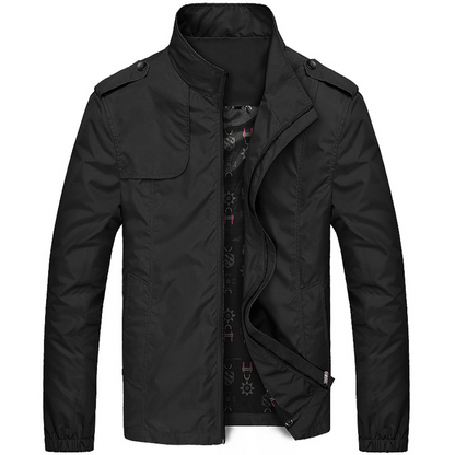 Chaqueta masculina con cremallera integral