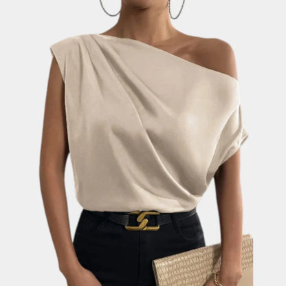 Off-Shoulder Ladies' Top with Airy Fit