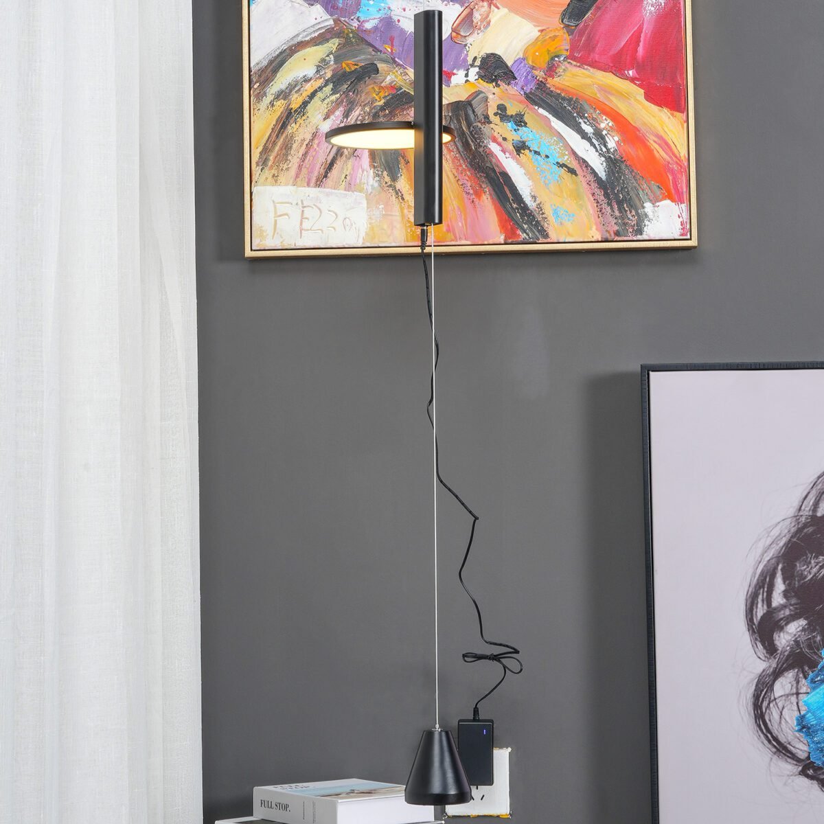 Stylish Adjustable Pendant Light with LED