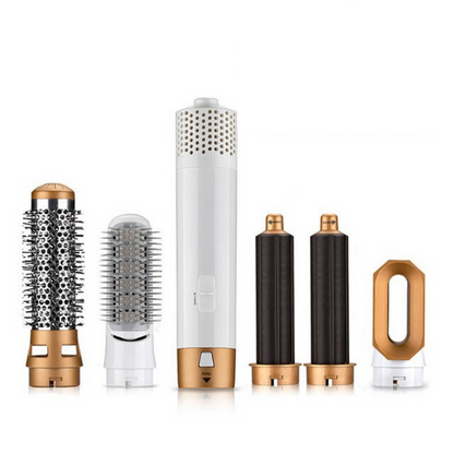 Professional high-power curling iron with various attachments