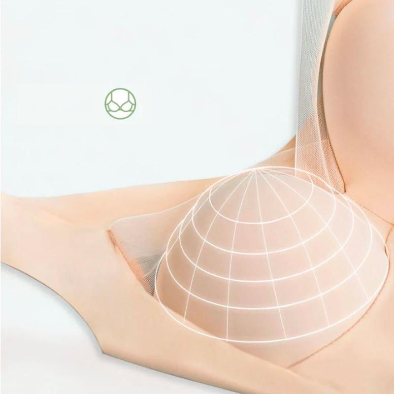 Reggiseno contenitivo da donna con spalline larghe e sostegno elevato