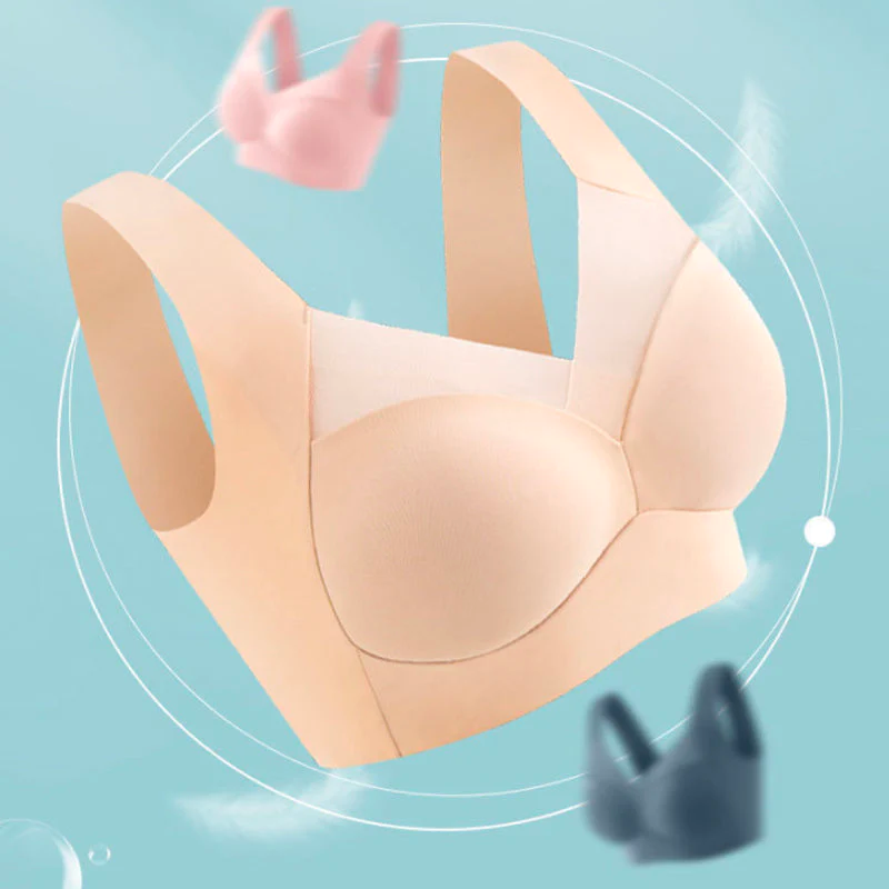 Reggiseno contenitivo da donna con spalline larghe e sostegno elevato