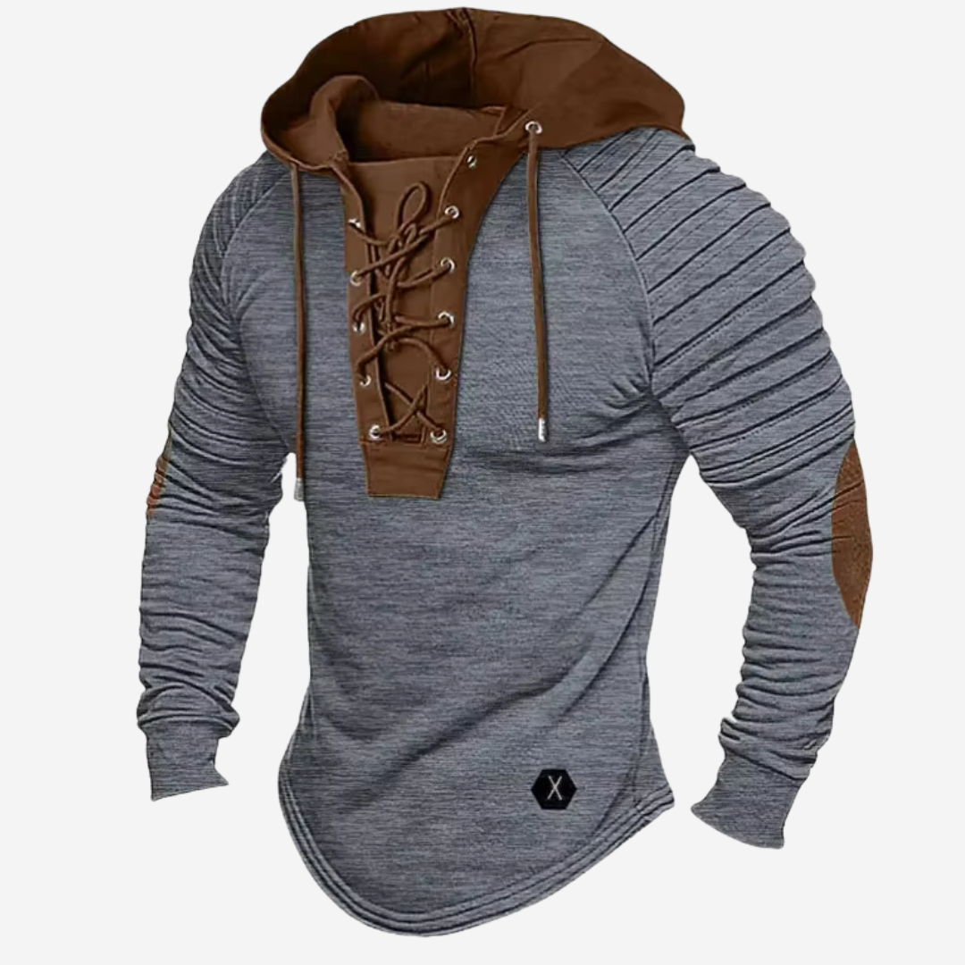 Mason – Sporty Streetwear Hoodie with Lace Closure