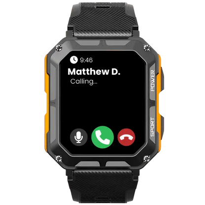Outdoor Smartwatch with 5ATM Waterproofing and Health Monitoring