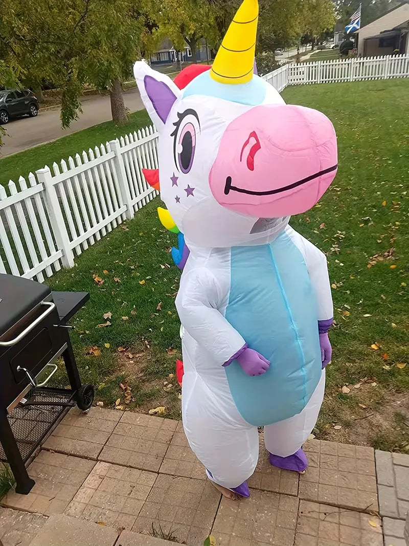 Inflatable Unicorn Costume for Carnival