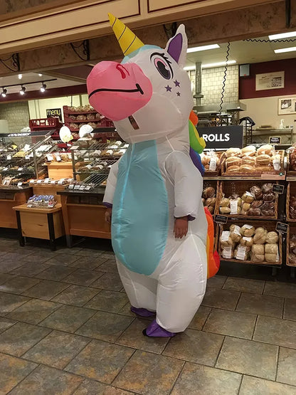 Inflatable Unicorn Costume for Carnival