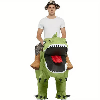Inflatable T-Rex Costume with Hat for Carnival