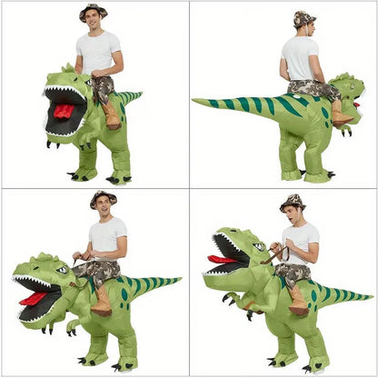 Inflatable T-Rex Costume with Hat for Carnival