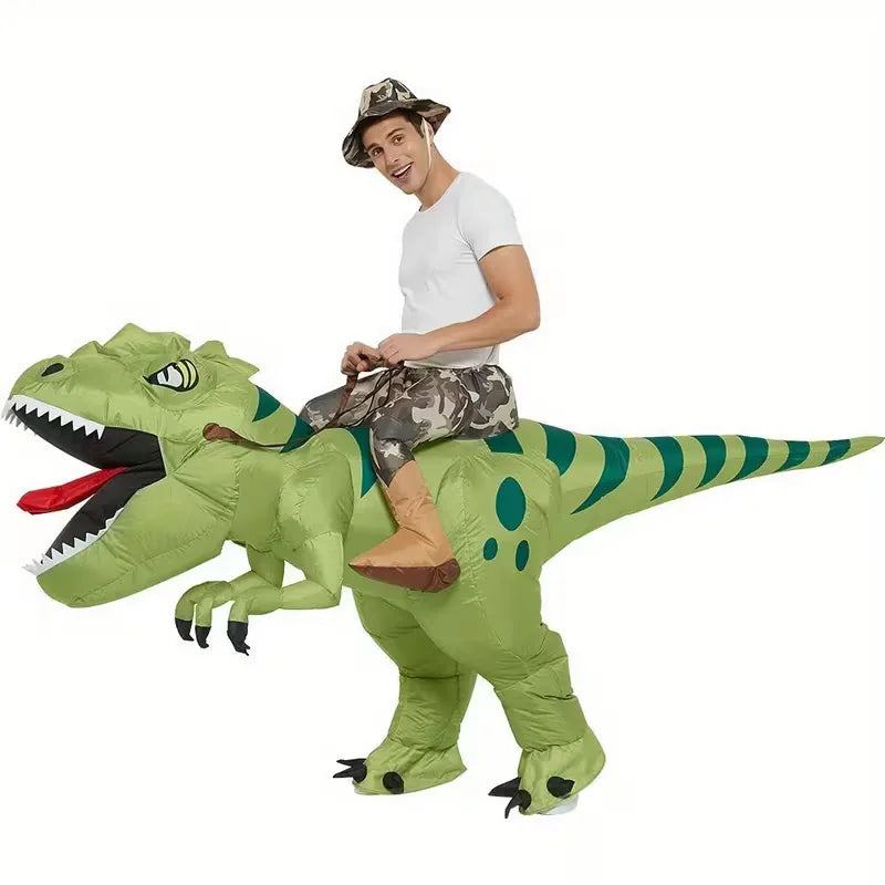 Inflatable T-Rex Costume with Hat for Carnival