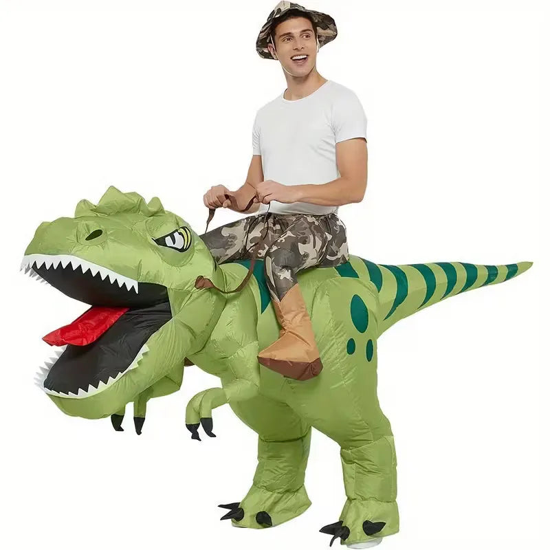 Inflatable T-Rex Costume with Hat for Carnival