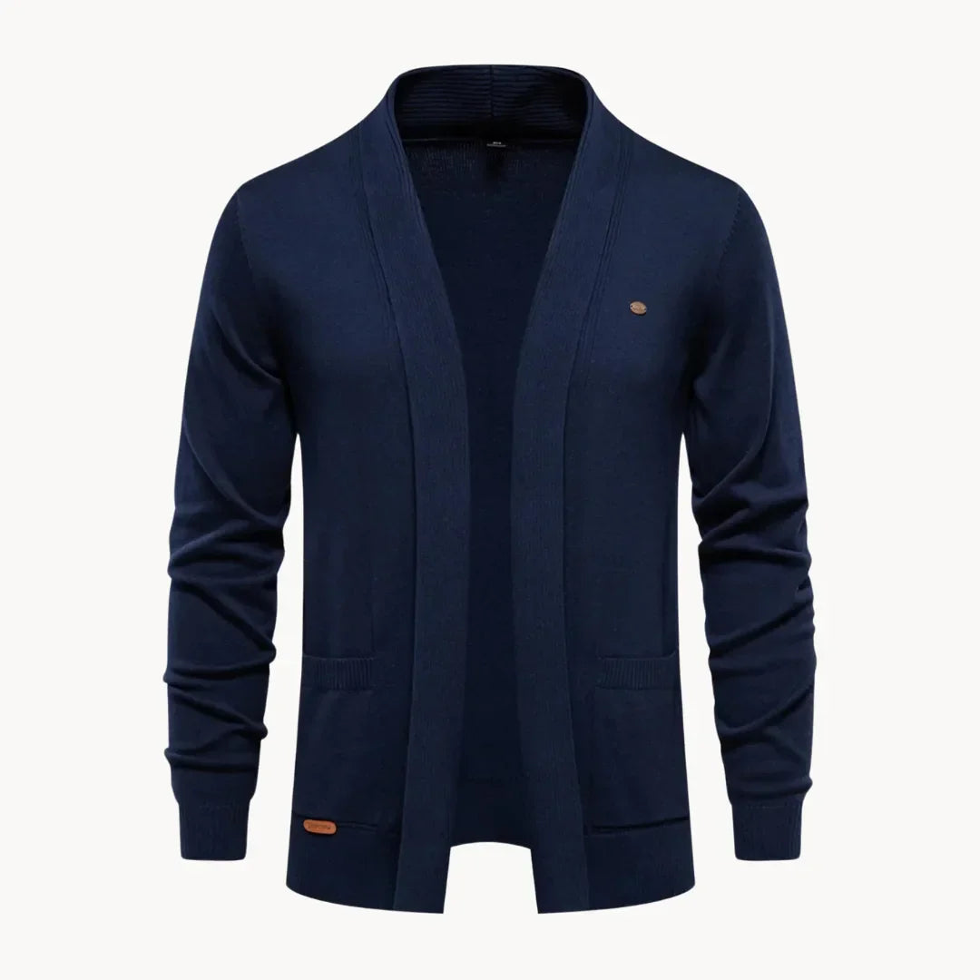 Hugo | Open cardigan with v-neck and long sleeves