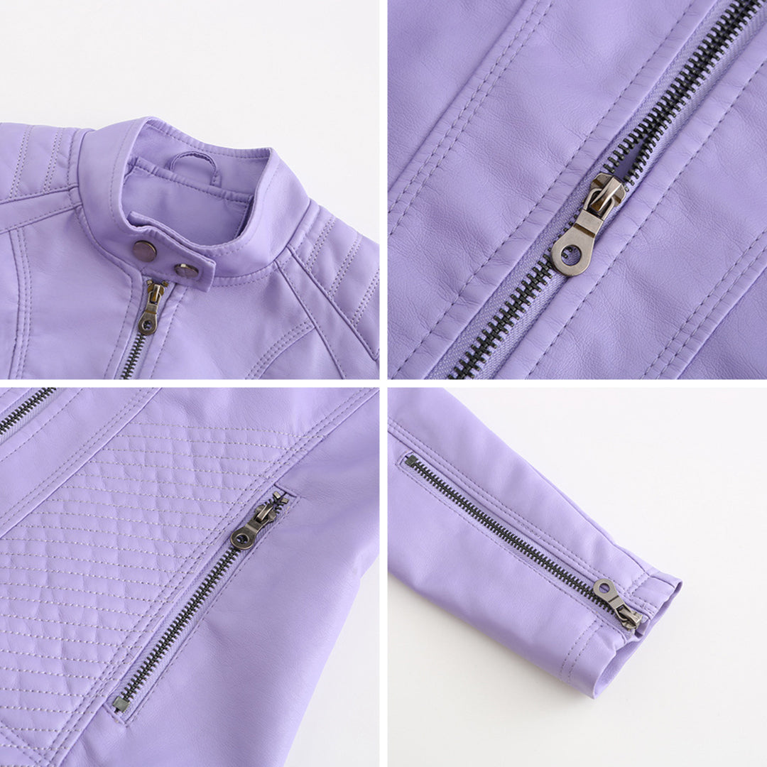 Leather Jacket for Women - Morgan