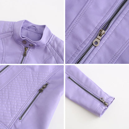 Leather Jacket for Women - Morgan
