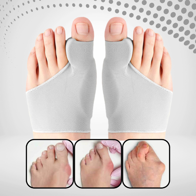 Separador de dedos del pie: corrector del dolor con almohadilla de gel